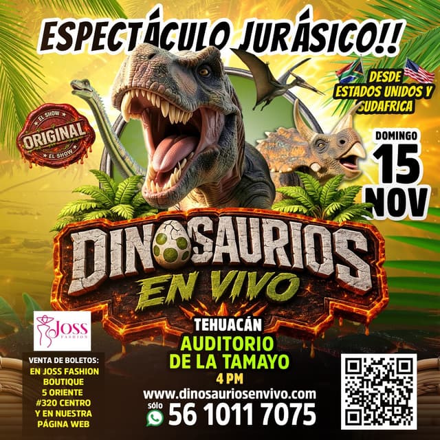 DINOSAURIOS EN TEHUACÁN