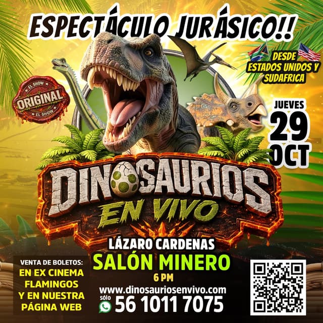 DINOSAURIOS EN LÁZARO CÁRDENAS